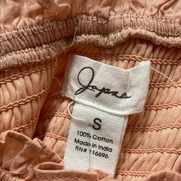 Japna Peach Ruffle Tank Top - Picture 5 of 7